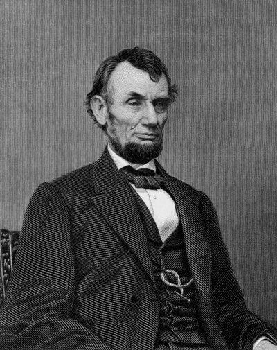 Abraham Lincoln, 16. Präsident der Vereinigten Staaten von William G Jackman