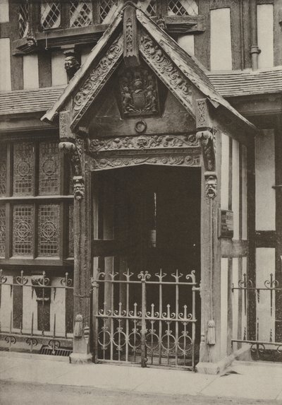 Türöffnung, Metzger-Gildehalle, Hereford von William Galsworthy Davie