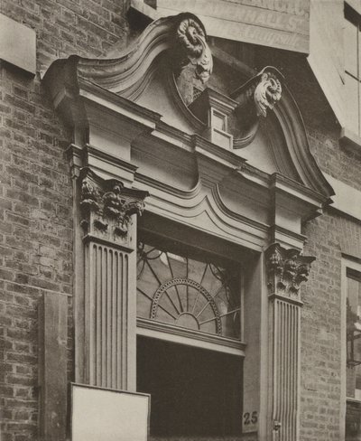Tür, Crutched Friars, London von William Galsworthy Davie