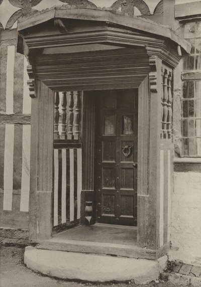 Türöffnung, The Middle House, Mayfield, Sussex von William Galsworthy Davie