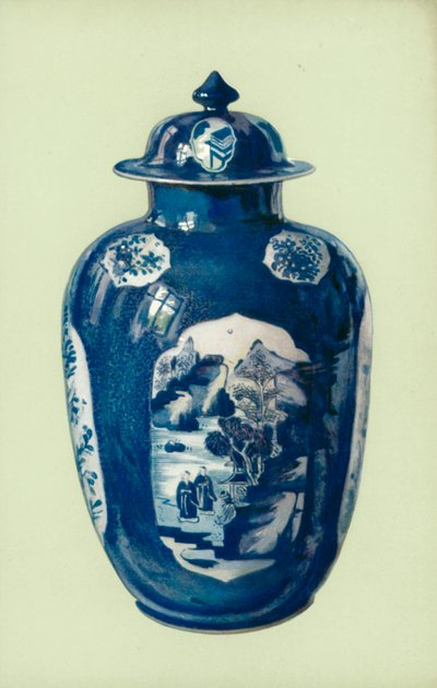 Krug, "Blau und Weiß," Chinesisch, Periode von K
