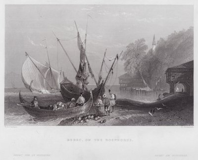 Bebec, am Bosporus (Stich) von William H. Bartlett