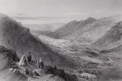 Tal von Sichem und Nablus, antikes Sichem von William H. Bartlett