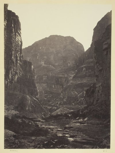 Cañon von Kanab Wash, Colorado River, Blick nach Süden, 1872 von William H. Bell