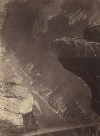 Blick nach Süden in den Grand Canyon, Colorado River, Sheavwitz Crossing von William H. Bell