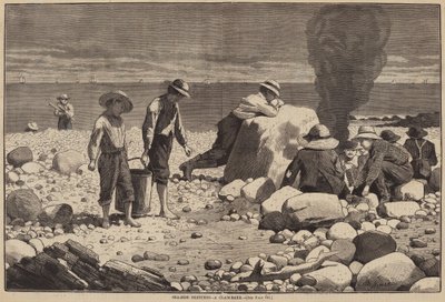 Skizzen am Meer - Ein Muschelbacken von William H. Redding after Winslow Homer