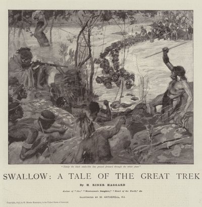 Schwalbe, eine Geschichte des Großen Trecks von William Hatherell