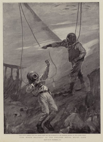 Das Weiße Heidekraut im Theatre Royal, Drury Lane von William Hatherell