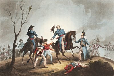Tod von Sir John Moore (1761-1809) am 17. Januar 1809, aus 