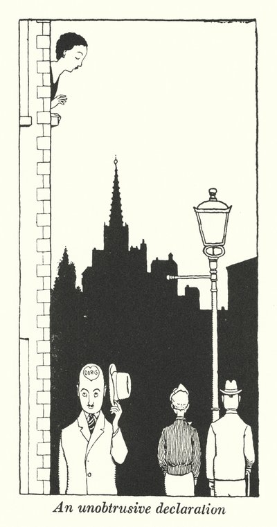 Eine unauffällige Erklärung von William Heath Robinson