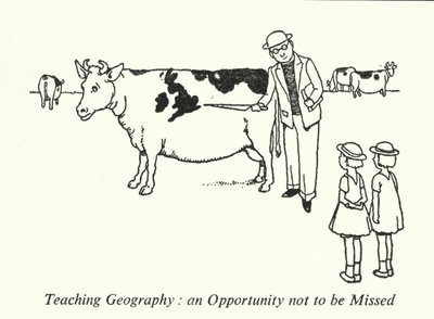 Geographieunterricht, eine Gelegenheit, die man nicht verpassen sollte von William Heath Robinson