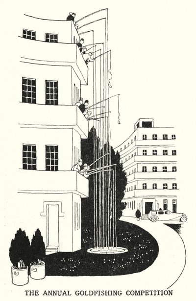 Der jährliche Goldfischwettbewerb von William Heath Robinson