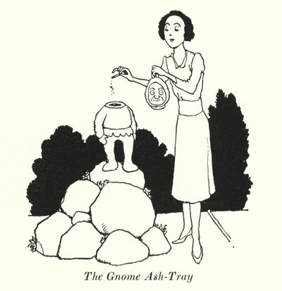 Der Gnom-Aschenbecher von William Heath Robinson