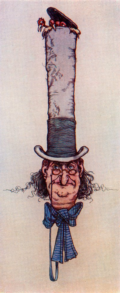 Das Nest, aus Prinzessin Marie-Josés Kinderbuch, veröffentlicht 1916 von William Heath Robinson