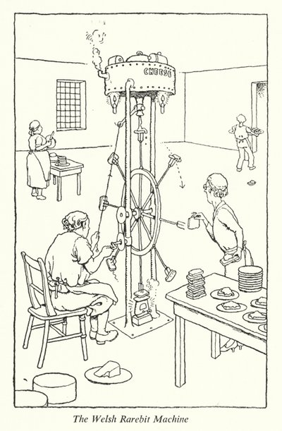 Die Welsh Rarebit Maschine von William Heath Robinson