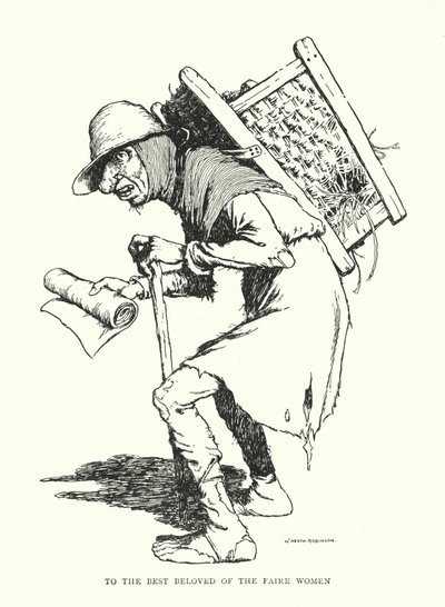An die am meisten geliebte der schönen Frauen von William Heath Robinson