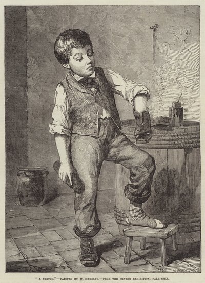 Eine Skizze von William Hemsley