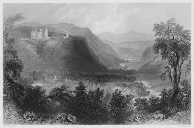 Schloss Howard, Tal von Avoca von William Henry (after) Bartlett