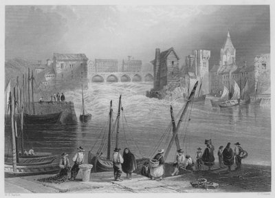 Galway, vom Gladdagh von William Henry (after) Bartlett