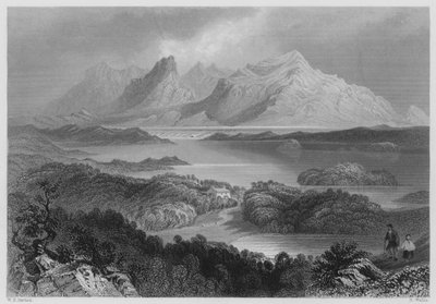 Garromin, Connemara von William Henry (after) Bartlett