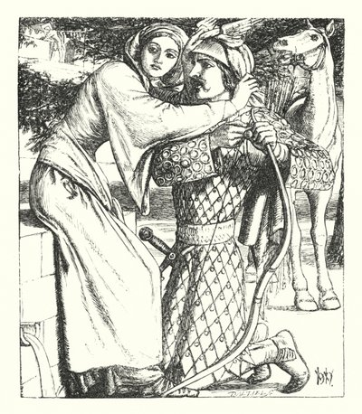 Die Ballade von Oriana von William Henry (after) Hunt