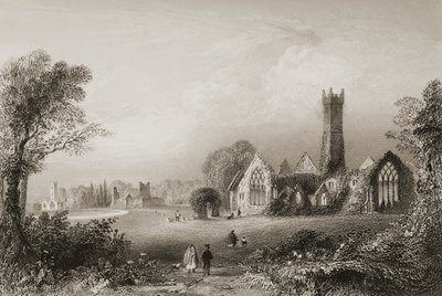 Augustinerabtei in Adare, County Limerick, Irland, aus 