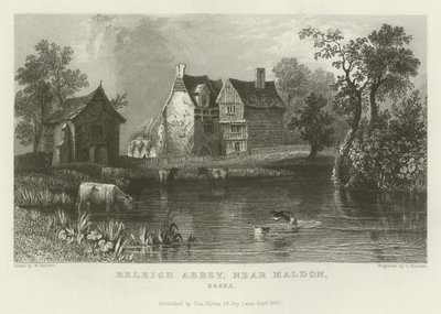 Beleigh Abbey, in der Nähe von Maldon, Essex von William Henry Bartlett