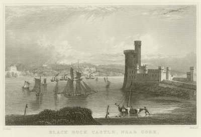 Black Rock Castle von William Henry Bartlett