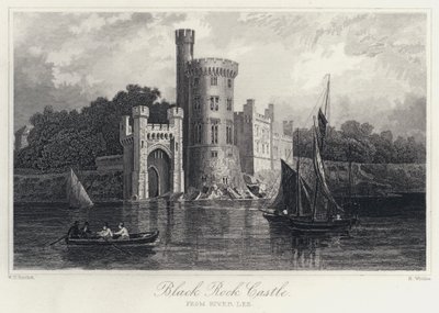 Black Rock Castle, vom River Lee von William Henry Bartlett