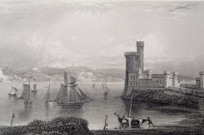 Black Rock Castle, in der Nähe von Cork, Irland, 1830er Jahre von William Henry Bartlett