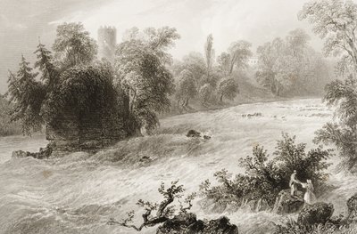 Castleconnell und Doonass Rapids, County Limerick, Irland, aus 