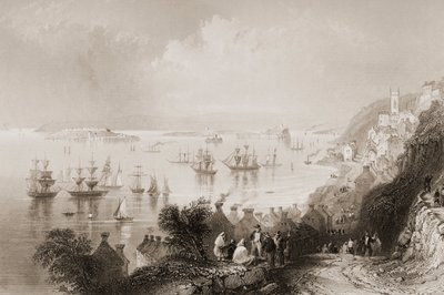 Cobh Hafen, Cork, Irland, aus 