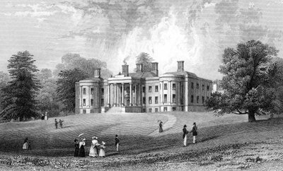 Felix Hall, Essex, graviert von Henry Adlard, 1833 von William Henry Bartlett