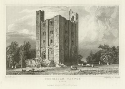 Hedingham Castle, Essex von William Henry Bartlett