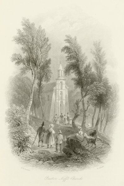 Pastor Neffs Kirche von William Henry Bartlett