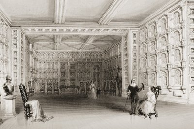 Der Eichenraum, Malahide Castle, County Dublin, Irland, aus 