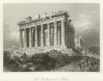 Das Parthenon in Athen von William Henry Bartlett