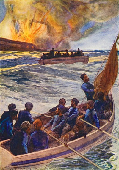 Illustration für Die Welt des Eises oder die Walfangreise der Dolphin von William Henry Charles Groome