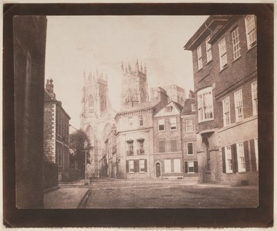 Eine Szene in York—York Minster von Lop Lane von William Henry Fox Talbot