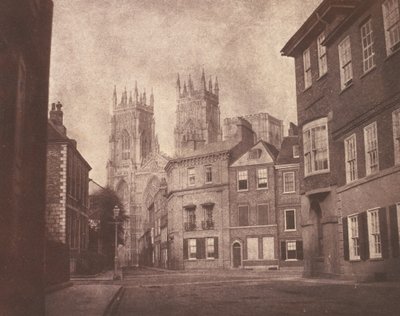 Eine Szene in York: York Minster von Lop Lane, 1845 von William Henry Fox Talbot