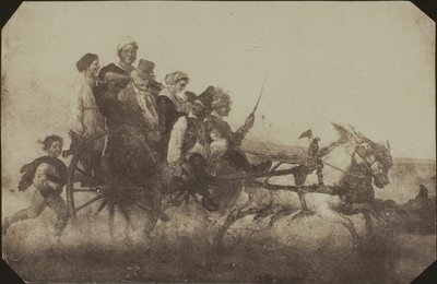 Neapolitanischer Transport - Kopie eines Gemäldes in der Lacock Abbey von William Henry Fox Talbot