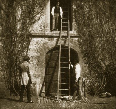 Die Leiter, April 1844 von William Henry Fox Talbot