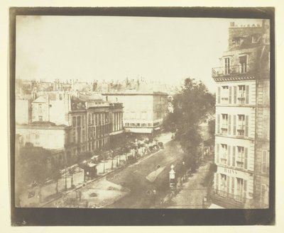 Ansicht der Boulevards in Paris von William Henry Fox Talbot