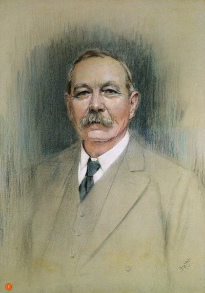 Porträt von Sir Arthur Conan Doyle von William Henry Gates
