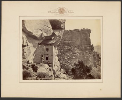 Antike Ruinen im Mancos-Canyon, Colorado von William Henry Jackson