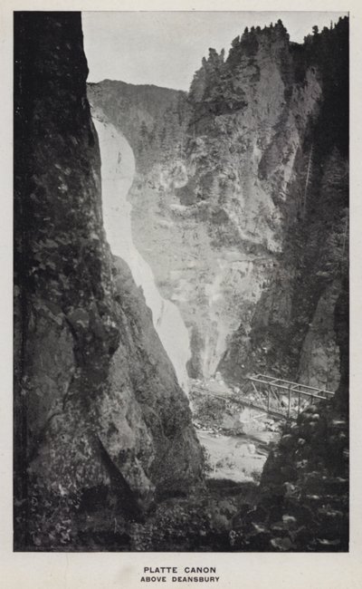 Canyons von Colorado: Platte Canon, oberhalb von Deansbury von William Henry Jackson
