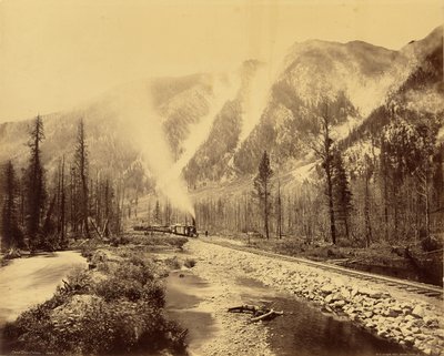 Chalk-Creek-Canyon von William Henry Jackson