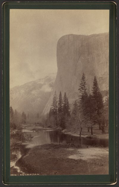 El Capitan von William Henry Jackson