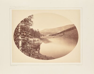 Mystic Lake, Quelle des East Gallatin von William Henry Jackson