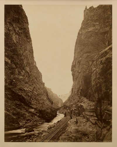 Die Königsschlucht, Grand Canyon des Arkansas von William Henry Jackson